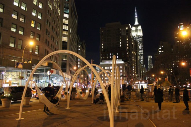 Flatiron Sky-Line, flatiron partnership, van alen institute, lot architects, van alen, flatiron skyline, flatiron holiday, led lighting, led art, light art, nyc art