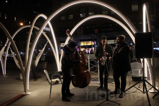 Flatiron Sky-Line, flatiron partnership, van alen institute, lot architects, van alen, flatiron skyline, flatiron holiday, led lighting, led art, light art, nyc art