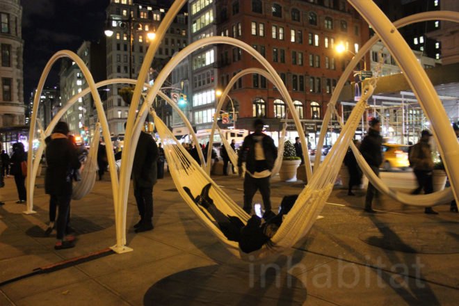 Flatiron Sky-Line, flatiron partnership, van alen institute, lot architects, van alen, flatiron skyline, flatiron holiday, led lighting, led art, light art, nyc art