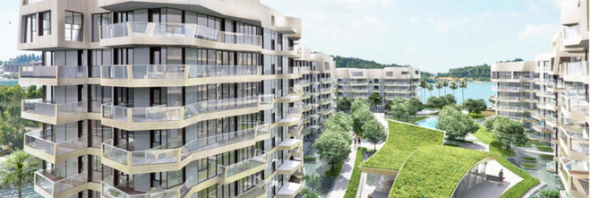 Studio Libeskind, Corals at Keppel Bay, Keppel Land, waterfront, Australia, residential complex, green architecture, aluminium facade, glass panels