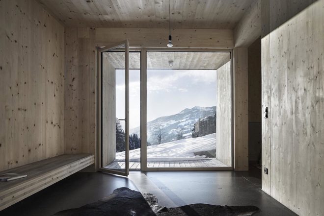 EFH Hochleitner by LP Architektur, modern Austrian cabin, Embach mountain cabin, rough sawn timber cabin, rough sawn timber architecture, minimalist cabin, modern cabin architecture, contemporary cabin design