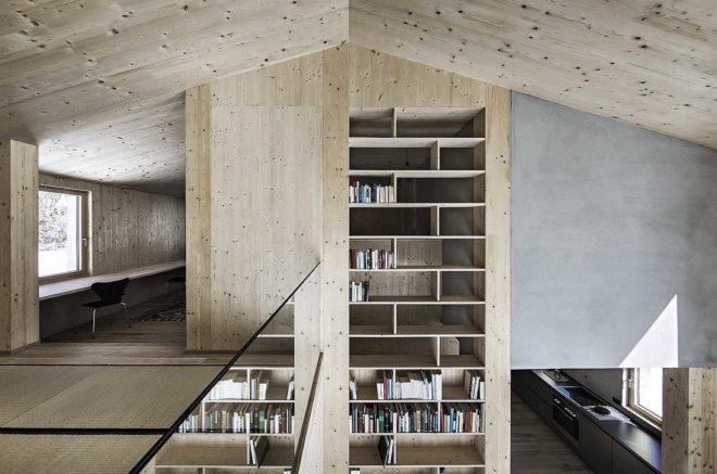 EFH Hochleitner by LP Architektur, modern Austrian cabin, Embach mountain cabin, rough sawn timber cabin, rough sawn timber architecture, minimalist cabin, modern cabin architecture, contemporary cabin design
