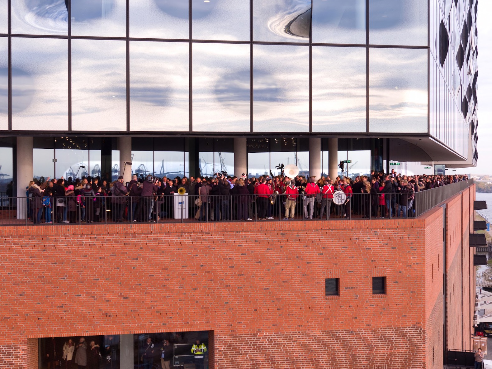 Elbphilharmonie Plaza by Herzog & de Meuron, Hamburg concert hall, Elbphilharmonie Plaza concert hall, Elbphilharmonie Plaza panoramic views, Elbphilharmonie Plaza observation deck, Elbphilharmonie Plaza opening