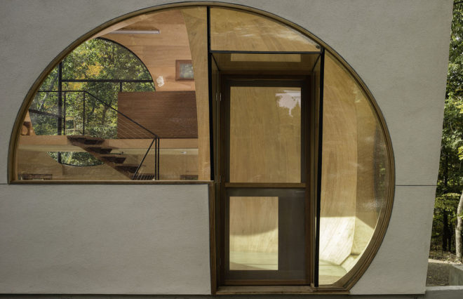 Ex of In House, 3D printing, locally sourced materials, Steven Holl Architects, wooden house, green architecture, geothermal energy, solar energy, thin film solar