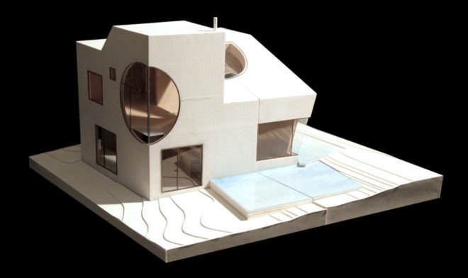 Ex of In House, 3D printing, locally sourced materials, Steven Holl Architects, wooden house, green architecture, geothermal energy, solar energy, thin film solar