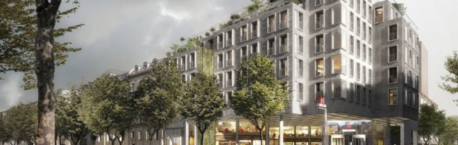 House of Food Culture, Copenhagen, COBE Architects, NRE Denmark, Union Holding, mixed-use development, food center, green architecture, public spaces, brick facade, Denmark