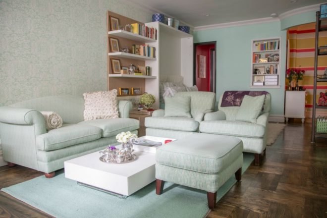 Greenwich village studio, tiny homes, nyc tiny homes, small spaces nyc, nyc apartments, space saving tips, murphy bed, small home design, nyc minimalist spaces, vintage furniture, efficient design