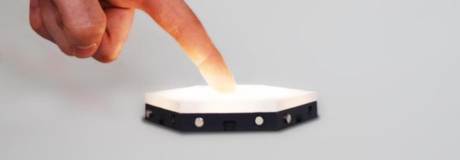Helios Touch, Helios Touch Kickstarter, Helios Touch by James Vanderpant, Helios Touch by Dyena, Helios Touch LED, Helios Touch brightness, modular lighting, customizable modular lighting, modular LEDs
