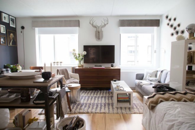 Hell's Kitchen Urban Cottage, hell's kitchen tiny homes, hell's kitchen studios, tiny home living, minimalist living, nyc tiny homes, urban design, nyc tiny homes, nyc small spaces, space saving tips nyc