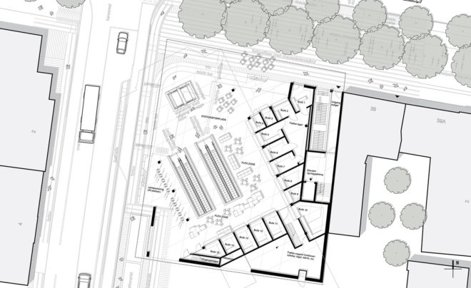 House of Food Culture, Copenhagen, COBE Architects, NRE Denmark, Union Holding, mixed-use development, food center, green architecture, public spaces, brick facade, Denmark