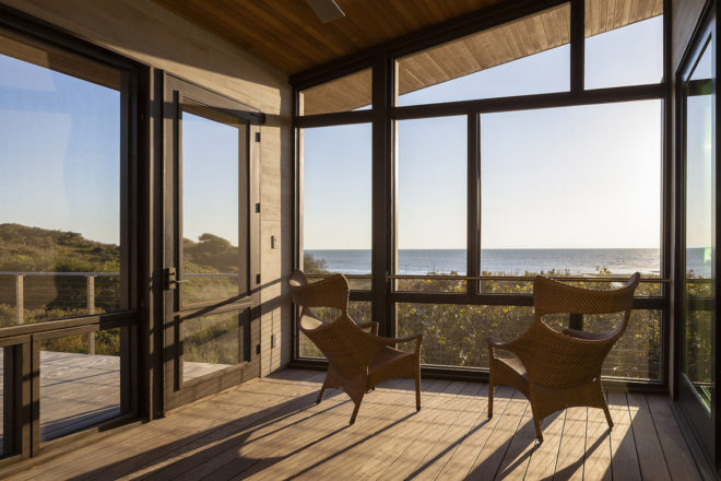 House of Shifting Sands by Ruhl Walker Architects, House of Shifting Sands at Cape Cod, net zero energy Cape Cod house, Cape Cod beach house, Ruhl Walker Architects at Cape Cod, native landscape Cape Cod