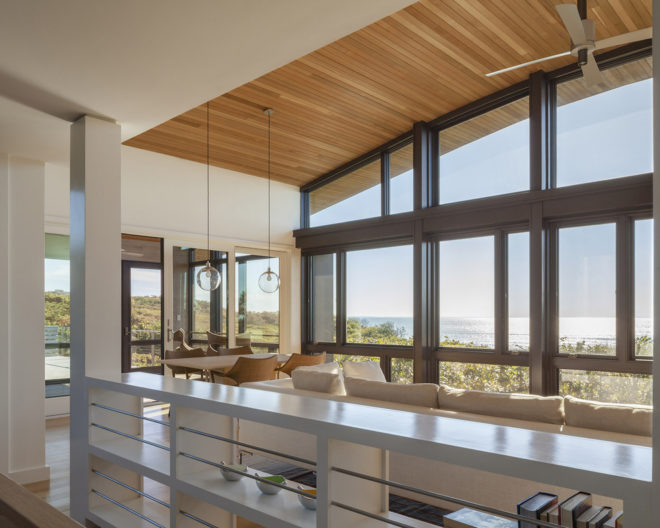 House of Shifting Sands by Ruhl Walker Architects, House of Shifting Sands at Cape Cod, net zero energy Cape Cod house, Cape Cod beach house, Ruhl Walker Architects at Cape Cod, native landscape Cape Cod