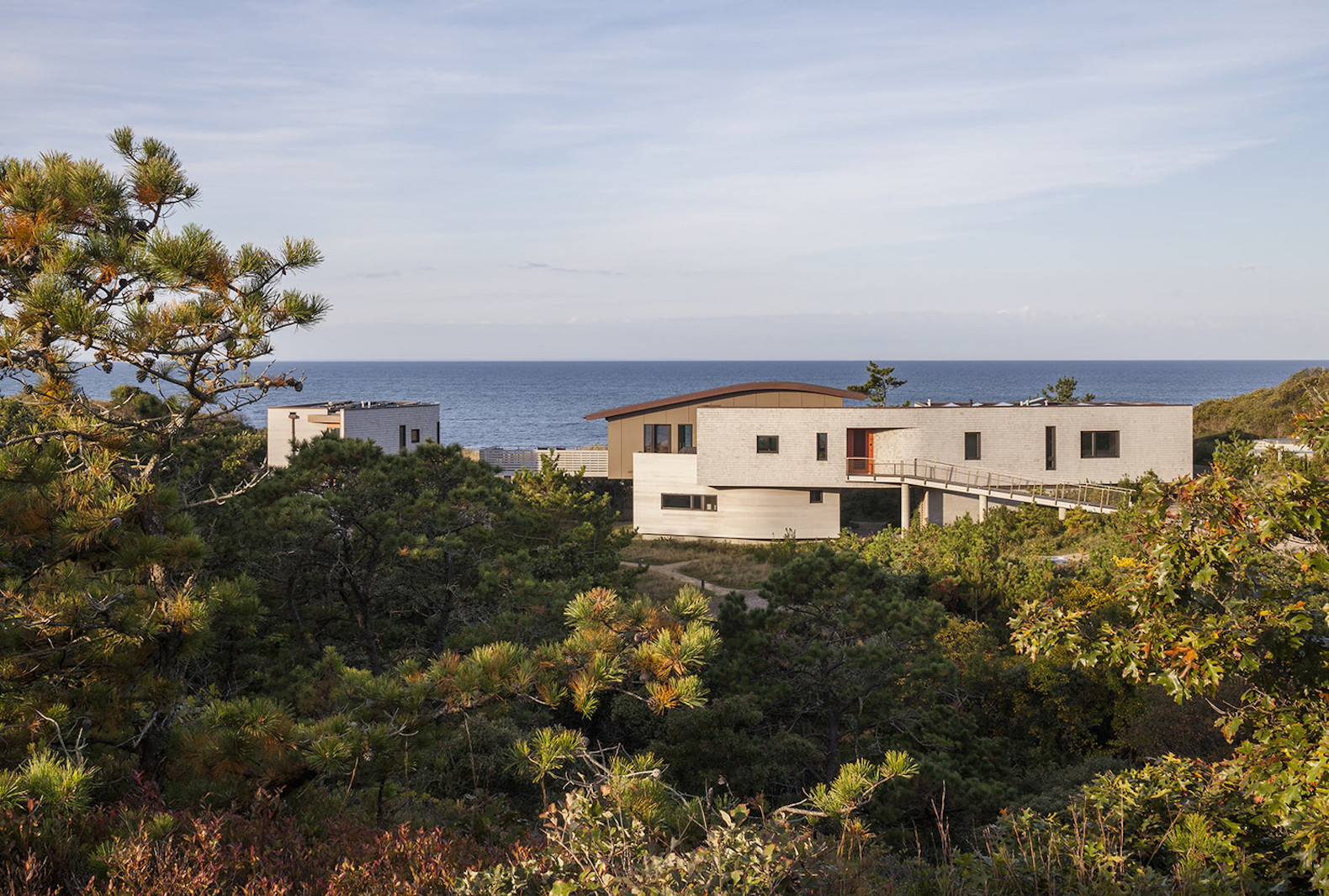 House of Shifting Sands by Ruhl Walker Architects, House of Shifting Sands at Cape Cod, net zero energy Cape Cod house, Cape Cod beach house, Ruhl Walker Architects at Cape Cod, native landscape Cape Cod