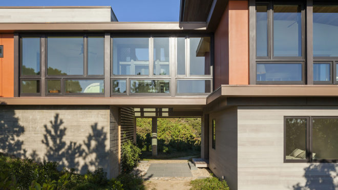 House of Shifting Sands by Ruhl Walker Architects, House of Shifting Sands at Cape Cod, net zero energy Cape Cod house, Cape Cod beach house, Ruhl Walker Architects at Cape Cod, native landscape Cape Cod