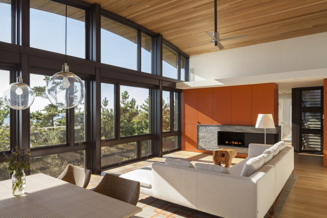 House of Shifting Sands by Ruhl Walker Architects, House of Shifting Sands at Cape Cod, net zero energy Cape Cod house, Cape Cod beach house, Ruhl Walker Architects at Cape Cod, native landscape Cape Cod