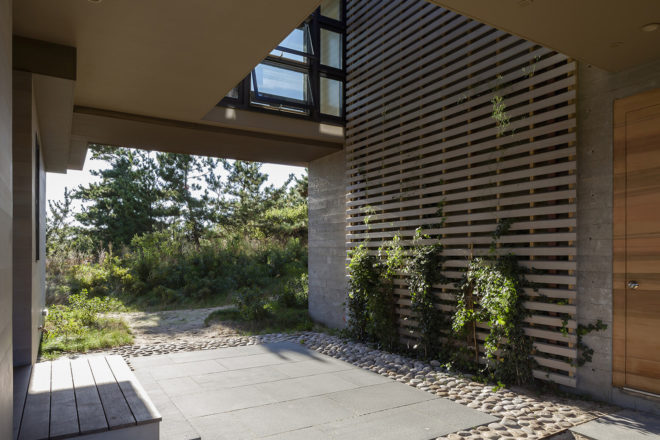 House of Shifting Sands by Ruhl Walker Architects, House of Shifting Sands at Cape Cod, net zero energy Cape Cod house, Cape Cod beach house, Ruhl Walker Architects at Cape Cod, native landscape Cape Cod