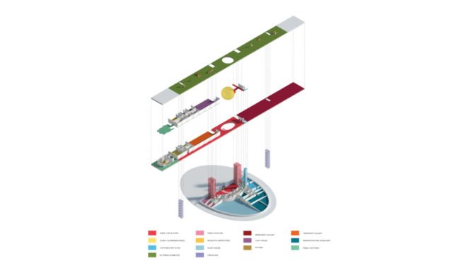 National Science and Innovation Center of Lithuania, science center, cantilever, Lithuania, LEED certification, Architects of Invention, green architecture, prefab, structural steel, renewable energy, solar power, solar panels