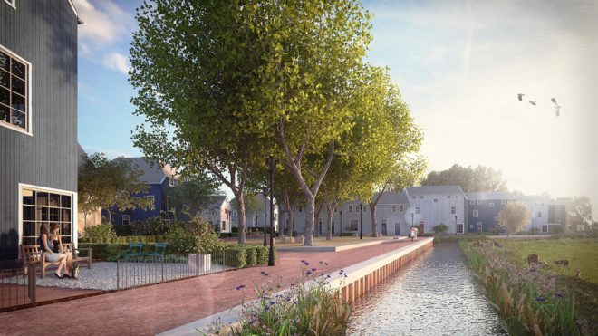 Klein Kadoelen by DELVA Landscape Architects, Klein Kadoelen by Houben/Van Mierlo, Amsterdam housing development, Amsterdam residential neighborhood, Amsterdam residences in the countryside, Wilmkebreekpolder, Klein Kadoelen by DELVA Landscape Architects and Houben/Van Mierlo