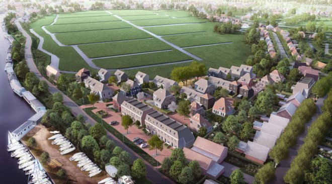 Klein Kadoelen by DELVA Landscape Architects, Klein Kadoelen by Houben/Van Mierlo, Amsterdam housing development, Amsterdam residential neighborhood, Amsterdam residences in the countryside, Wilmkebreekpolder, Klein Kadoelen by DELVA Landscape Architects and Houben/Van Mierlo
