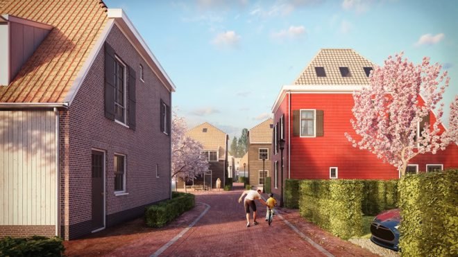 Klein Kadoelen by DELVA Landscape Architects, Klein Kadoelen by Houben/Van Mierlo, Amsterdam housing development, Amsterdam residential neighborhood, Amsterdam residences in the countryside, Wilmkebreekpolder, Klein Kadoelen by DELVA Landscape Architects and Houben/Van Mierlo