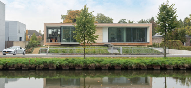 M House by LIAG, canalside architecture, sustainable Dutch villa, solar-powered Dutch architecture, South Willem’s canal architecture, solar-powered home in the Netherlands
