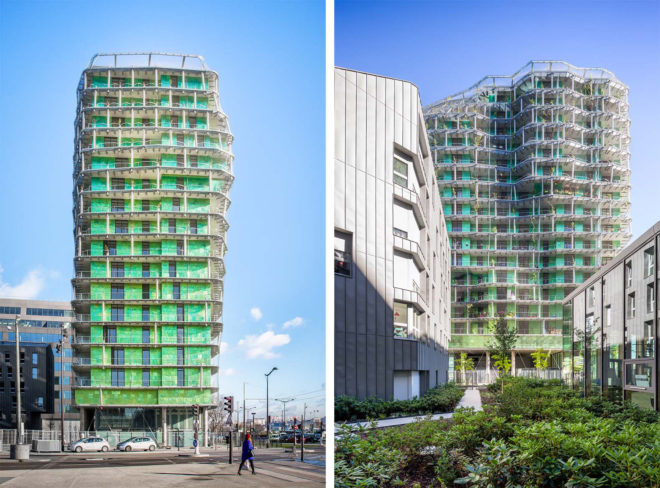 M6B2 Tower of Biodiversity, M6B2 Tower Of Biodiversity By Edouard François, Maison Edouard François, Tower of Biodiversity, Paris, France, biodiversity, plants, plant, garden, vertical garden, sustainable tower, green tower