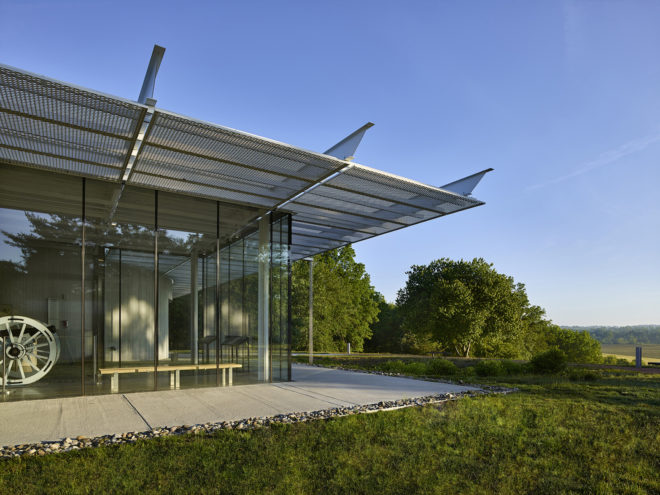Monmouth Battlefield State Park Visitor Center by ikon.5 architects, Monmouth Battlefield State Park Visitor Center architecture, Monmouth Battlefield State Park Visitor Center in New Jersey, Monmouth Battlefield pavilion, LEED Silver visitor center, LEED Silver pavilion, LEED Silver architecture in New Jersey