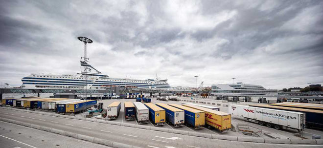C.F. Møller, ferry terminal, Stockholm, waterfront architecture, urban park, Finland, geothermal energy, solar energy, solar power, self-sufficient building