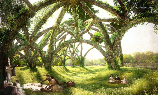 The Picnic Project, green regeneration, Leonidas Papalampropoulos, Georgia Syriopoulou, green neighborhood, Greece, mixed-use development, recreational spaces, communal spaces, water reservoirs, hydrobiotope, greenhouse, swimming pool, public spaces, public parks