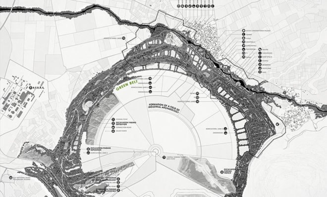 The Picnic Project, green regeneration, Leonidas Papalampropoulos, Georgia Syriopoulou, green neighborhood, Greece, mixed-use development, recreational spaces, communal spaces, water reservoirs, hydrobiotope, greenhouse, swimming pool, public spaces, public parks