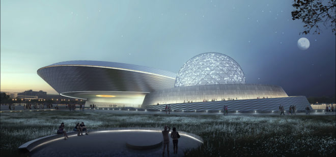 Shanghai Planetarium by Ennead Architects, planetarium architecture, Shanghai Planetarium, Shanghai Science and Technology Museum planetarium, Shanghai museum architecture