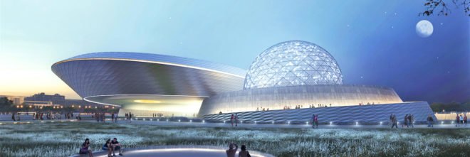 Shanghai Planetarium by Ennead Architects, planetarium architecture, Shanghai Planetarium, Shanghai Science and Technology Museum planetarium, Shanghai museum architecture