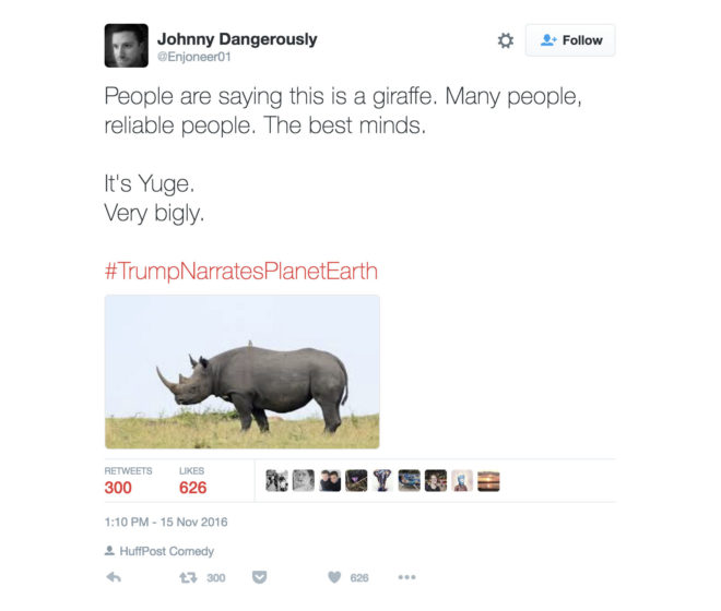 #TrumpNarratesPlanetEarth, Trump Narrates Planet Earth, TrumpNarratesPlanetEarth, Trump climate change, Trump environment, climate change, Planet Earth