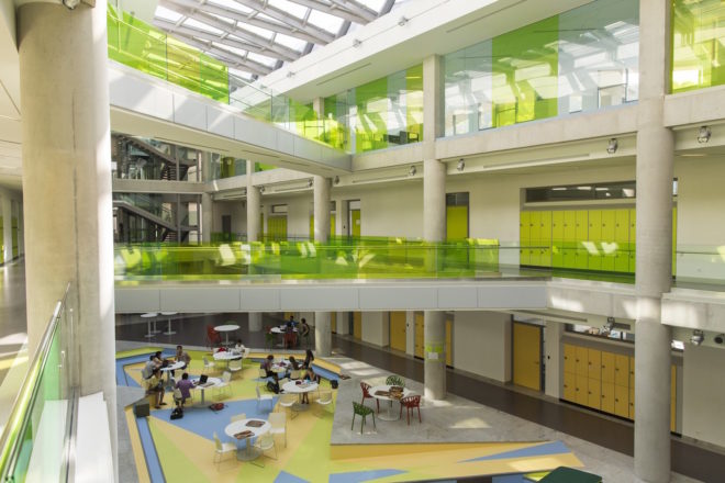 UWC Dilijan College by Tim Flynn Architects, Armenia’s first BREEAM building, BREEAM in eastern Europe, tufa limestone architecture, green-roofed university, Armenia university architecture, energy efficient school, UWC Dilijan College