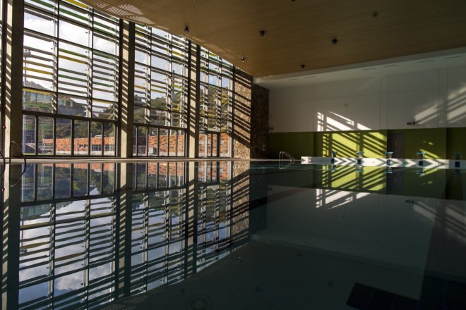 UWC Dilijan College by Tim Flynn Architects, Armenia’s first BREEAM building, BREEAM in eastern Europe, tufa limestone architecture, green-roofed university, Armenia university architecture, energy efficient school, UWC Dilijan College