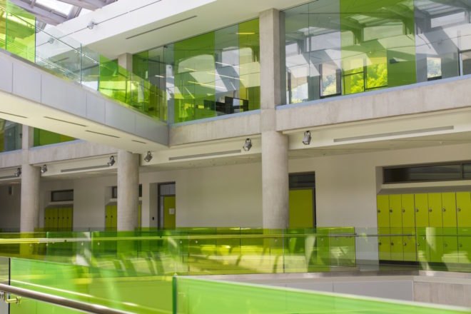 UWC Dilijan College by Tim Flynn Architects, Armenia’s first BREEAM building, BREEAM in eastern Europe, tufa limestone architecture, green-roofed university, Armenia university architecture, energy efficient school, UWC Dilijan College