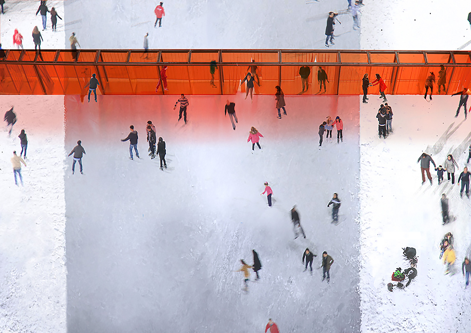 Warming Huts 2017, Warming Huts, hut, huts, hut installation, installation, Winnipeg, Canada, winter, winter weather, Open Border, Open Border by Joyce de Grauw and Paul van den Berg, Joyce de Grauw and Paul van den Berg, border wall
