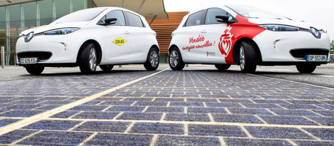 solar roads could soon become a reality, colas sa creates solar road that can withstand an 18-wheeler, solar power, solar road, solar energy, clean energy