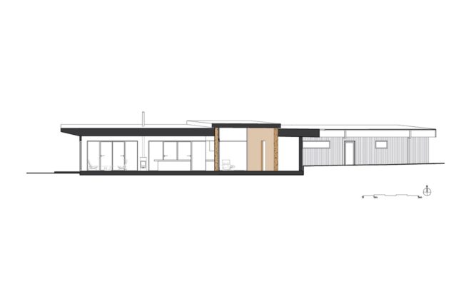 modern house in the countryside, modern house in Willow Grove, Willow Grove by Finnis Architects, rammed earth house in Australia, contemporary Australian architecture, modern eco-friendly homes in Australia,
