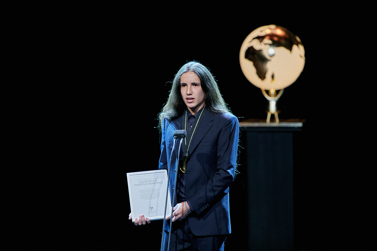 Xiuhtezcatl Tonatiuh Martinez, Xiuhtezcatl Martinez, Children's Climate Prize, climate prize, children, kid, kids, Telge Energi, renewable energy, climate change, global warming, activist, activism, environmentalist, environmentalism