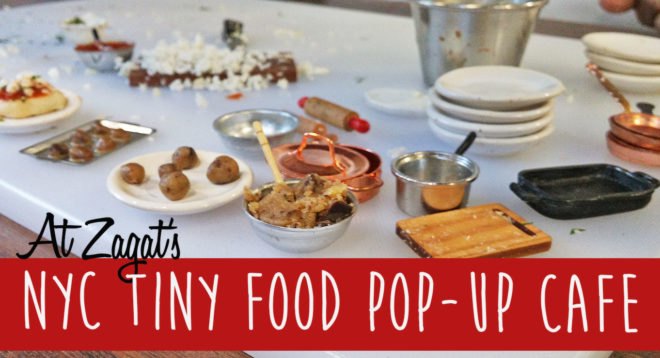 zagat, tiny cafe, zagat tiny cafe, zagat tiny food, tiny food, tiny stove, popin cooking, Los Tacos No. 1, Pizza Loves Emily, Jacques Torres, Emmy Burger, astor place, tiny food pop up, tiny cooking