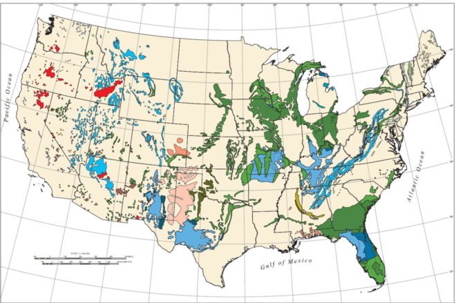 USGS, sinkhole, sinkhole map, US sinkholes
