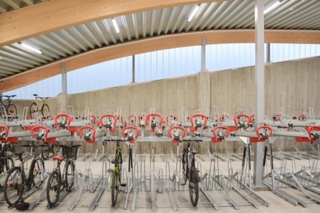 Lillestrøm Bicycle Hotel, Various Architects, norway, Ibrahim Elhayawan, bike storage, bicycle storage, urban cycling, norway's best cycling city, oslo, Lillestrøm