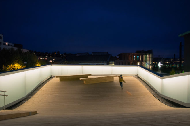 Lillestrøm Bicycle Hotel, Various Architects, norway, Ibrahim Elhayawan, bike storage, bicycle storage, urban cycling, norway's best cycling city, oslo, Lillestrøm