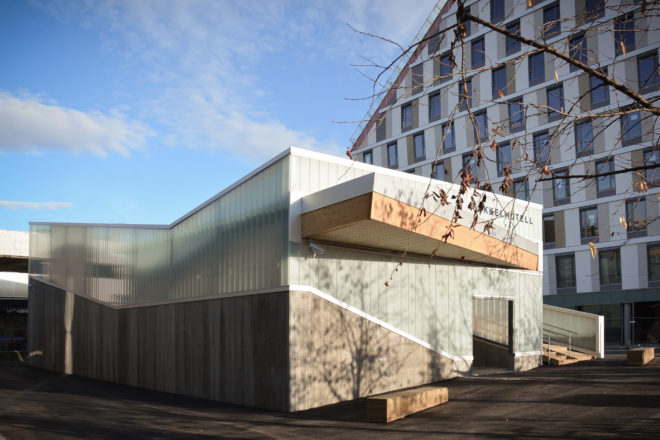Lillestrøm Bicycle Hotel, Various Architects, norway, Ibrahim Elhayawan, bike storage, bicycle storage, urban cycling, norway's best cycling city, oslo, Lillestrøm