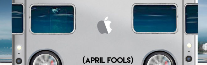 apple, apple automated tiny home, apple driverless car, Apple mobile home, Apple tiny home, April Fools, driverless cars, electric vehicle, humor, iHome, iMobile, tim cook, tiny home, tiny home on wheels