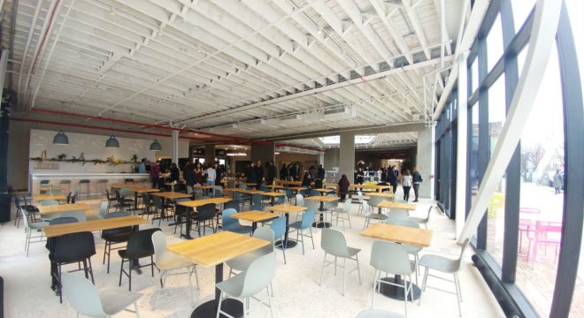 A/D/O, creative hub A/D/O, free work space nyc, Greenpoint, greenpoint creative hub, nARCHITECTS, Narchitects ADO Creative Hub, nyc creative org, nyc warehouse, nyc work hubs, urban design, urban life, warehouse businesses, warehouse construction, warehouse design, bmw, bmw mini