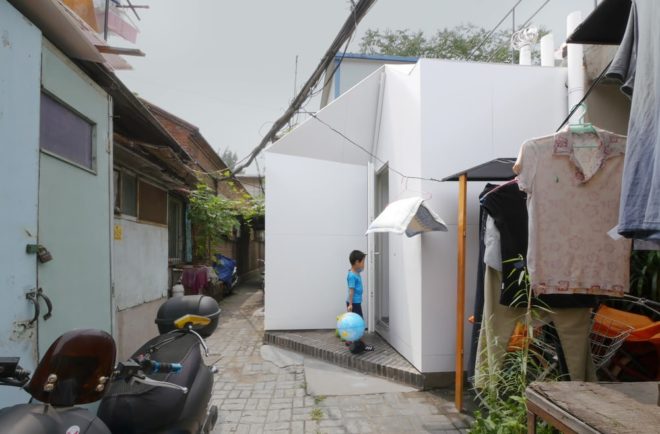 china, people's architecture office, china pao, prefabricated home, prefab home, urban housing, urban dwellings, hex key, mrs fan's plugin house, plugin tower