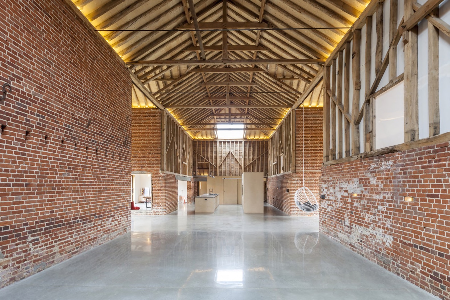 Church Hill Barn by David Nossiter Architects, Church Hill Barn in Suffolk, Church Hill Barn renovation, renovated barn building in Suffolk, farm building renovated into homes, barn transformed into modern home,