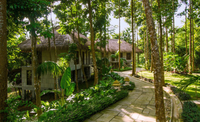 Dusai Resort & Spa, VITTI Sthapati Brindo, green resort, Bangladesh, traditional building techniques, cottage, green architecture, swimming pool, eco-resort